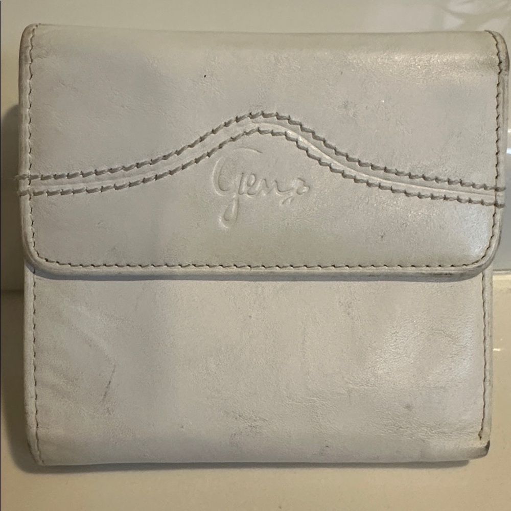 Genuine Leather White Women's Wallet